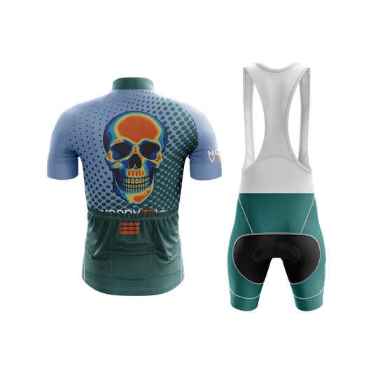 Nordvelo Halftone Men Short Sleeve Kit - Teal rear