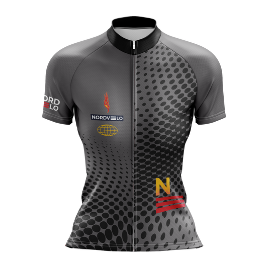 Nordvelo Halftone Women Short Sleeve Jersey - Carbon front