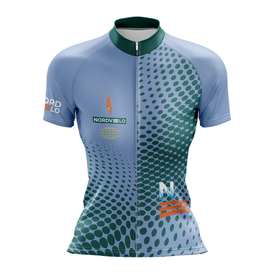 Nordvelo Halftone Women Short Sleeve Jersey - Teal front