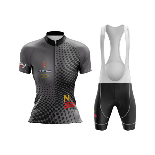 Nordvelo Halftone Women Short Sleeve Kit - Carbon front