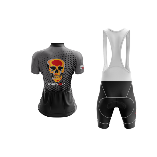 Nordvelo Halftone Women Short Sleeve Kit - Carbon rear