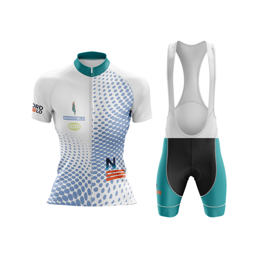 Nordvelo Halftone Women Short Sleeve Kit - Ice front