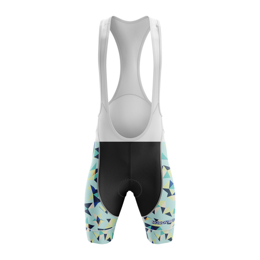 Nordvelo Kaleido Women Bib Shorts - Seafoam front