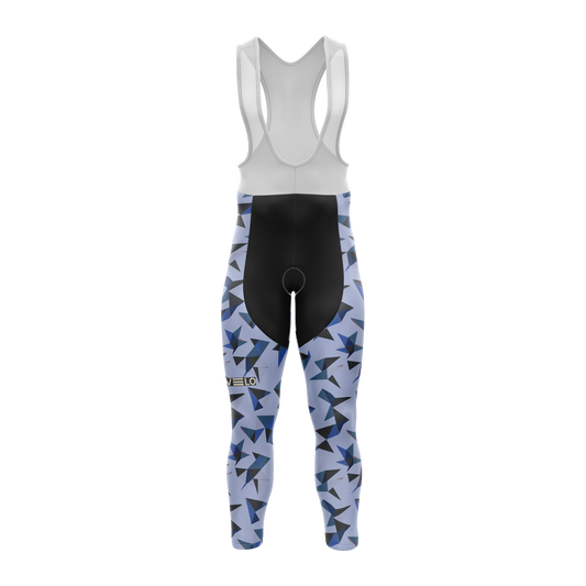 Nordvelo Kaleido Women Bib Tights - Periwinkle front