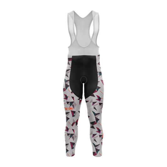 Nordvelo Kaleido Women Bib Tights - Pewter front
