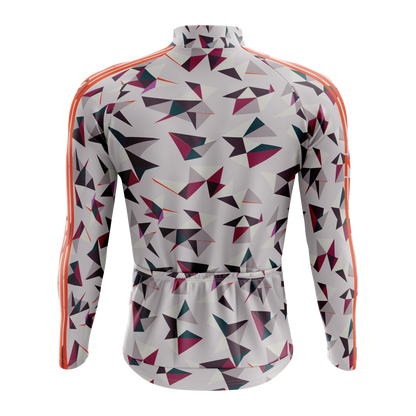 Nordvelo Kaleido Men Long Sleeve Jersey - Pewter rear