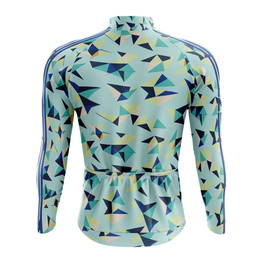 Nordvelo Kaleido Men Long Sleeve Jersey - Seafoam rear