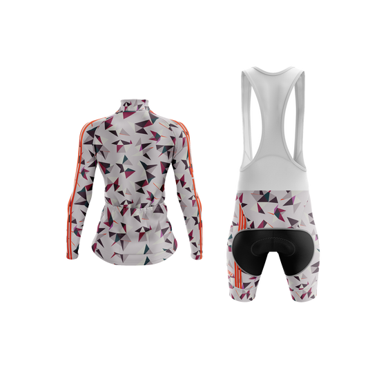 Nordvelo Kaleido Women Long Sleeve Kit - Pewter rear
