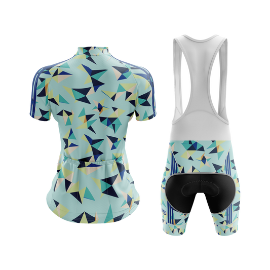 Nordvelo Kaleido Women Short Sleeve Kit - Seafoam rear