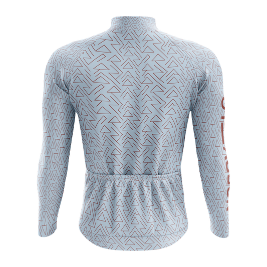 Nordvelo Mountain Men Long Sleeve Jersey - Glacier rear
