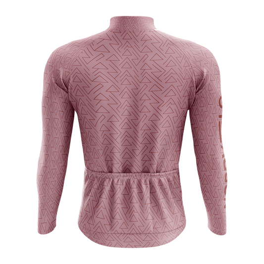 Nordvelo Mountain Men Long Sleeve Jersey - Rosewood rear