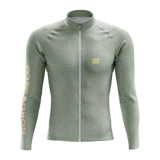 Nordvelo Mountain Men Long Sleeve Jersey - Sage front
