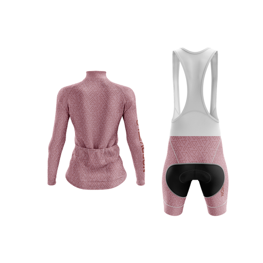 Nordvelo Mountain Women Long Sleeve Kit - Rosewood rear