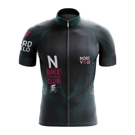 Nordvelo Peloton Men Short Sleeve Jersey - Obsidian front