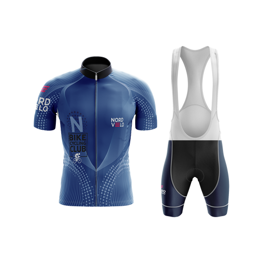 Nordvelo Peloton Men Short Sleeve Kit - Royal front