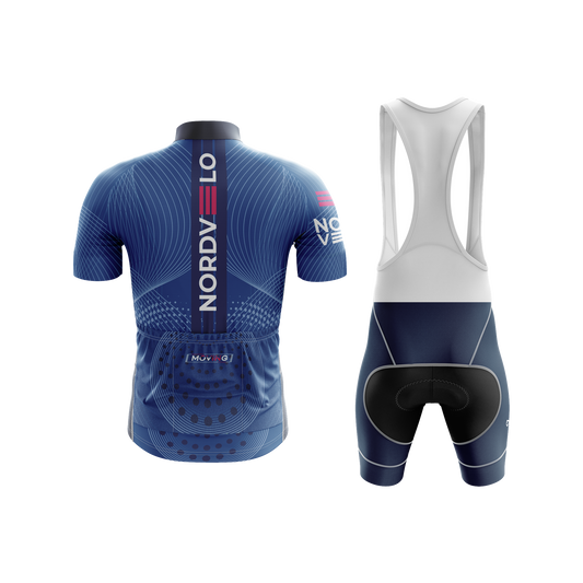 Nordvelo Peloton Men Short Sleeve Kit - Royal rear