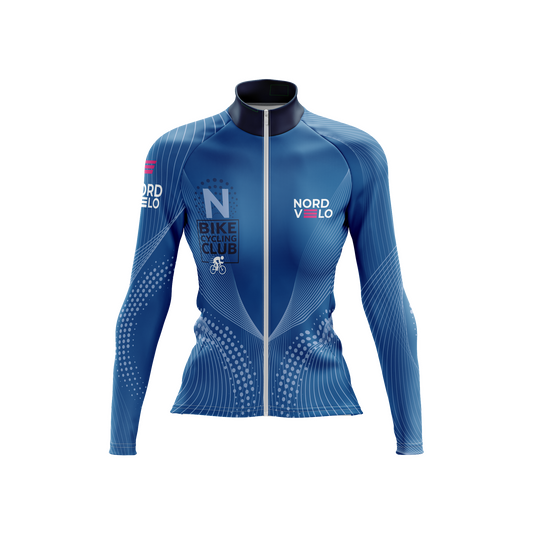 Nordvelo Peloton Women Long Sleeve Jersey - Royal front