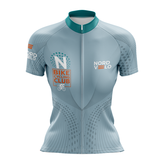 Nordvelo Peloton Women Short Sleeve Jersey - Dove front