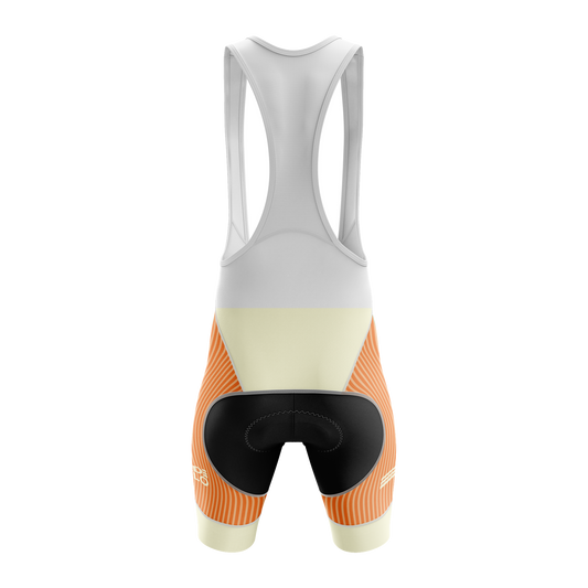 Nordvelo Pinstripe Women Bib Shorts - Ember rear