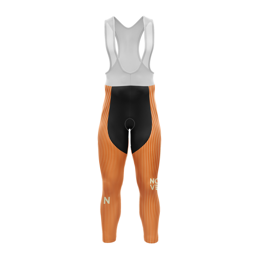 Nordvelo Pinstripe Women Bib Tights - Ember front