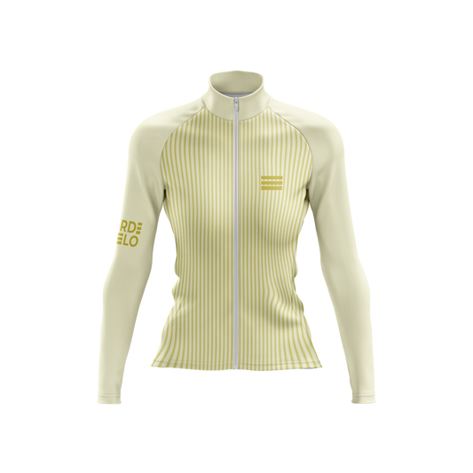 Nordvelo Pinstripe Women Long Sleeve Jersey - Butter front