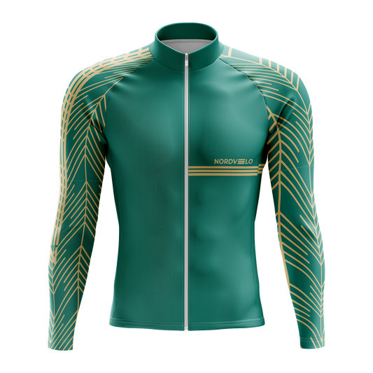 Nordvelo Plume Men Long Sleeve Jersey - Pine front