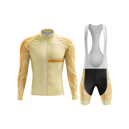 Nordvelo Plume Men Long Sleeve Kit - Wheat front