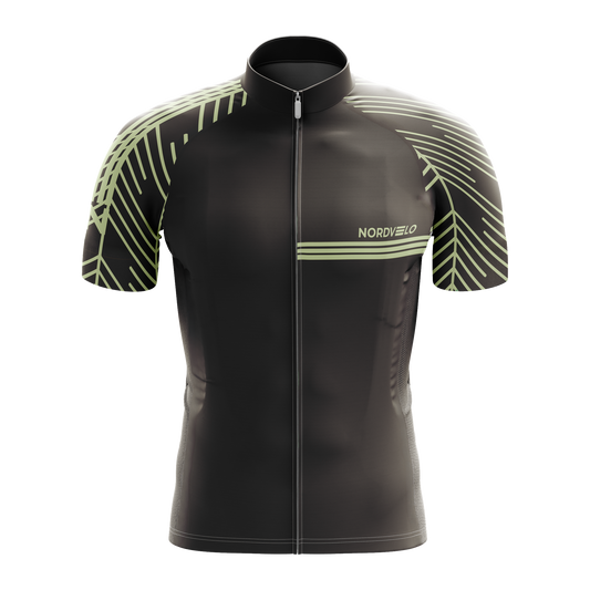 Nordvelo Plume Men Short Sleeve Jersey - Espresso front