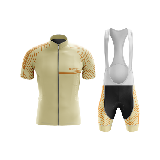 Nordvelo Plume Men Short Sleeve Kit - Wheat front