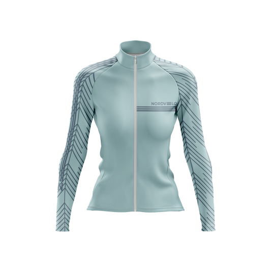 Nordvelo Plume Women Long Sleeve Jersey - Mist front