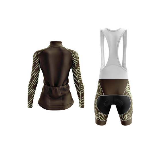 Nordvelo Plume Women Long Sleeve Kit - Espresso rear