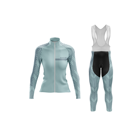 Nordvelo Plume Women Long Sleeve Kit - Mist front