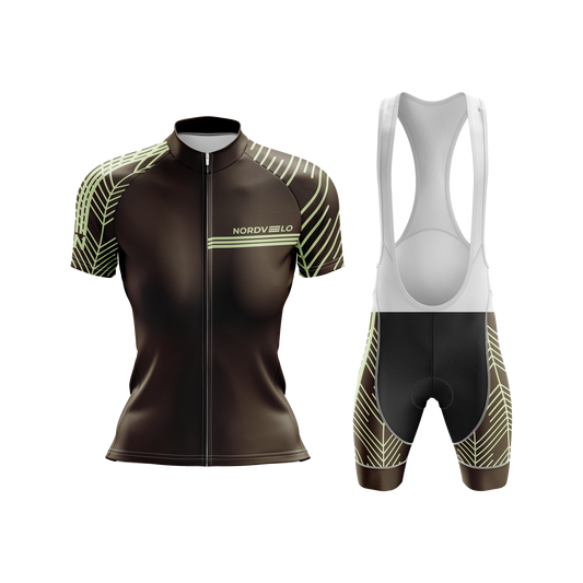 Nordvelo Plume Women Short Sleeve Kit - Espresso front