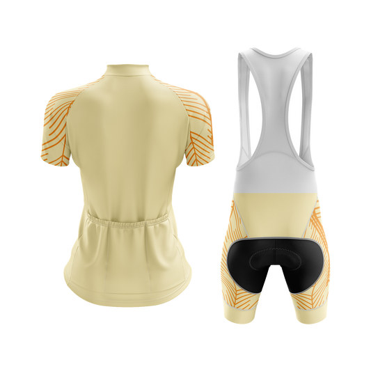 Nordvelo Plume Women Short Sleeve Kit - Wheat rear