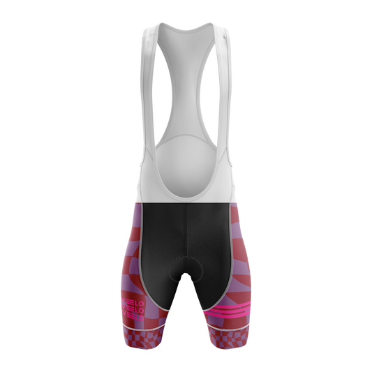 Nordvelo Ripple Women Bib Shorts - Mulberry front