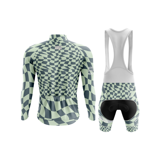 Nordvelo Ripple Men Long Sleeve Kit - Willow rear