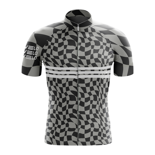 Nordvelo Ripple Men Short Sleeve Jersey - Ash front