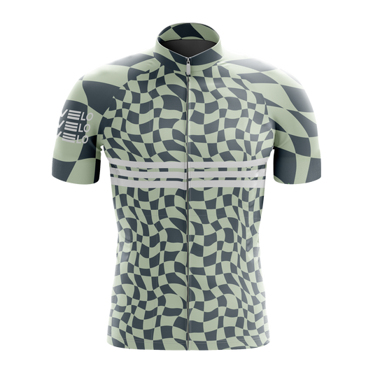 Nordvelo Ripple Men Short Sleeve Jersey - Willow front