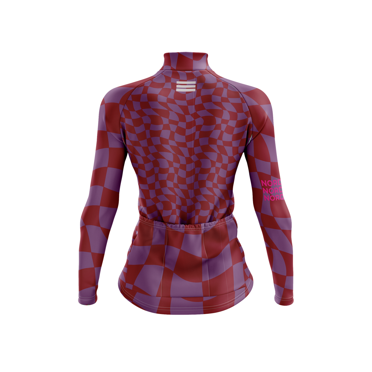 Nordvelo Ripple Women Long Sleeve Jersey - Mulberry rear