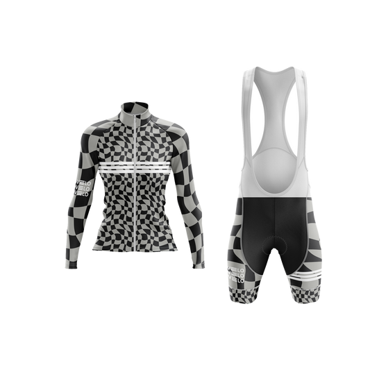 Nordvelo Ripple Women Long Sleeve Kit - Ash front