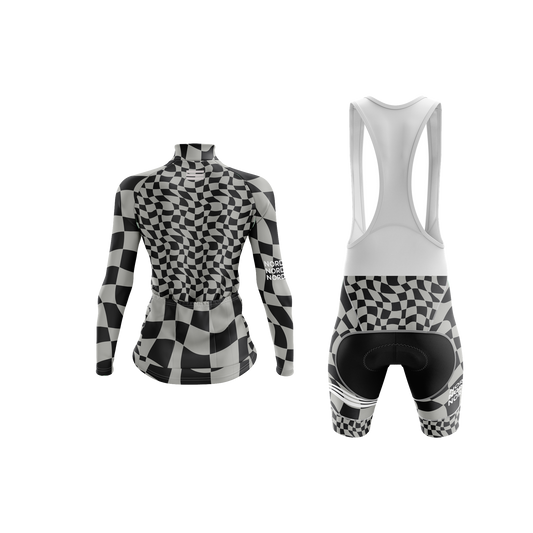 Nordvelo Ripple Women Long Sleeve Kit - Ash rear