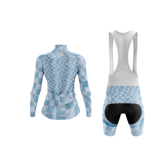 Nordvelo Ripple Women Long Sleeve Kit - Powder rear