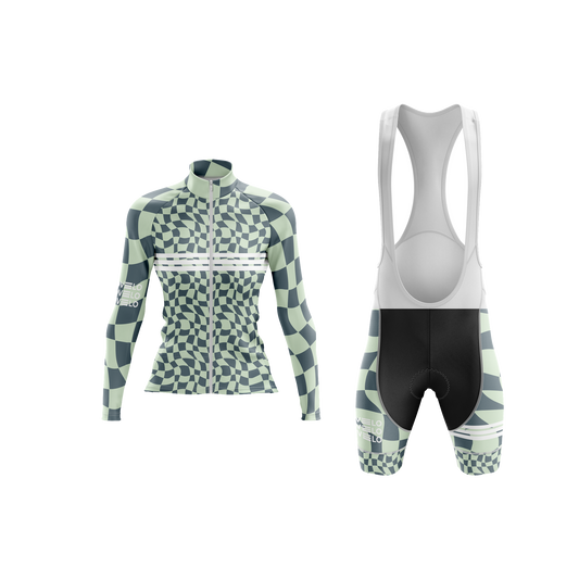 Nordvelo Ripple Women Long Sleeve Kit - Willow front