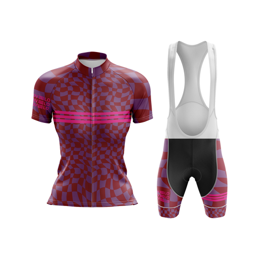Nordvelo Ripple Women Short Sleeve Kit - Mulberry front
