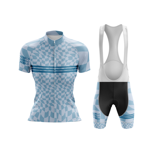 Nordvelo Ripple Women Short Sleeve Kit - Powder front