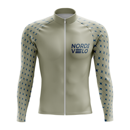Nordvelo Stellar Men Long Sleeve Jersey - Lichen front