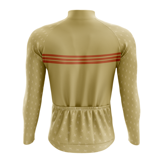 Nordvelo Stellar Men Long Sleeve Jersey - Ochre rear