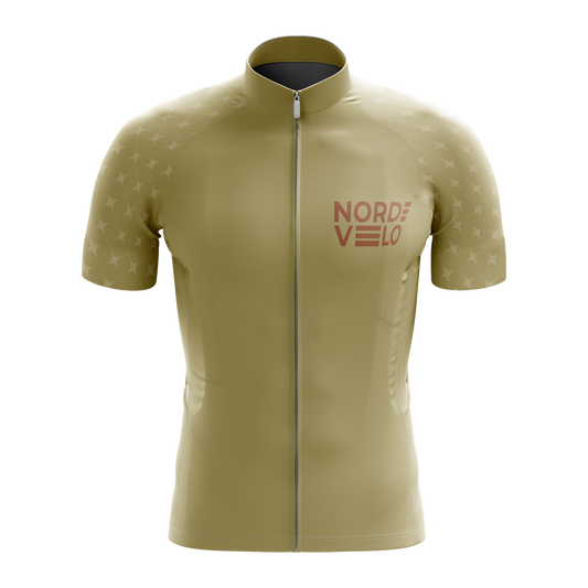 Nordvelo Stellar Men Short Sleeve Jersey - Ochre front