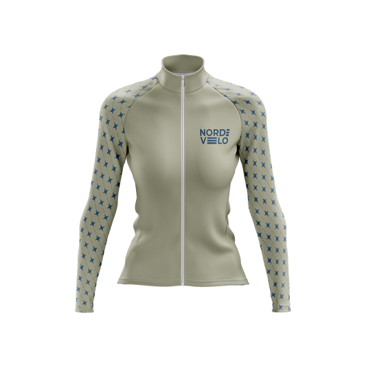 Nordvelo Stellar Women Long Sleeve Jersey - Lichen front