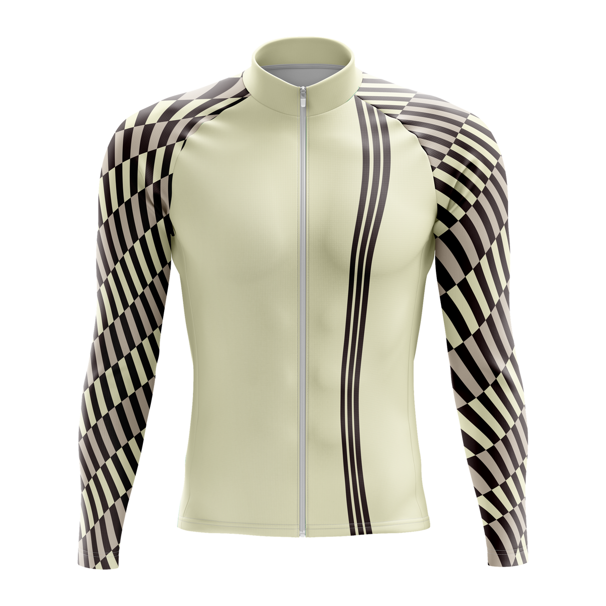 Nordvelo Tessellate Men Long Sleeve Jersey - Bone front